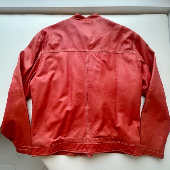 Missani Le Collezioni lamb skin Leather Jacket - Picture 4 of 8